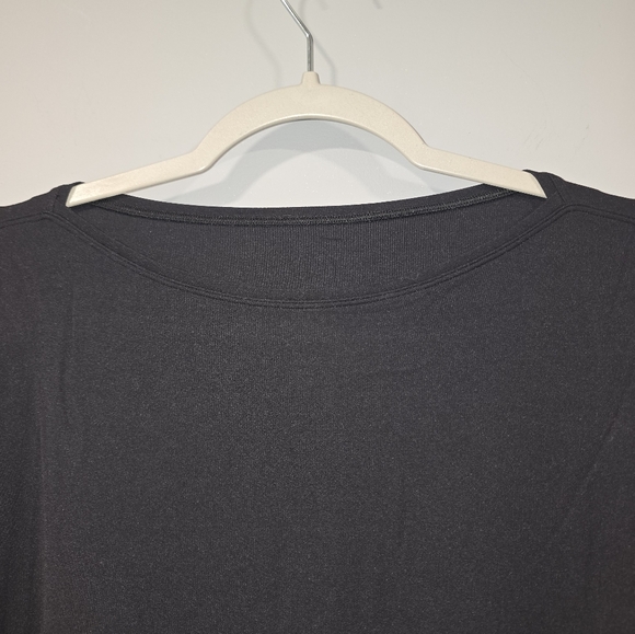 Lululemon Back in Action Short Sleeve Shirt Black Size 10 / 12 Excellent EUC L3 - Picture 2 of 5